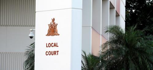 NT Local Court House sign