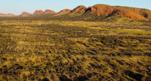 Landscape outside Alice Springs